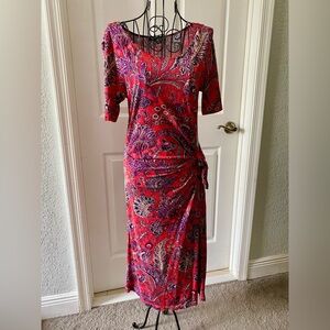Vibrant, paisley, Ralph Lauren dress!